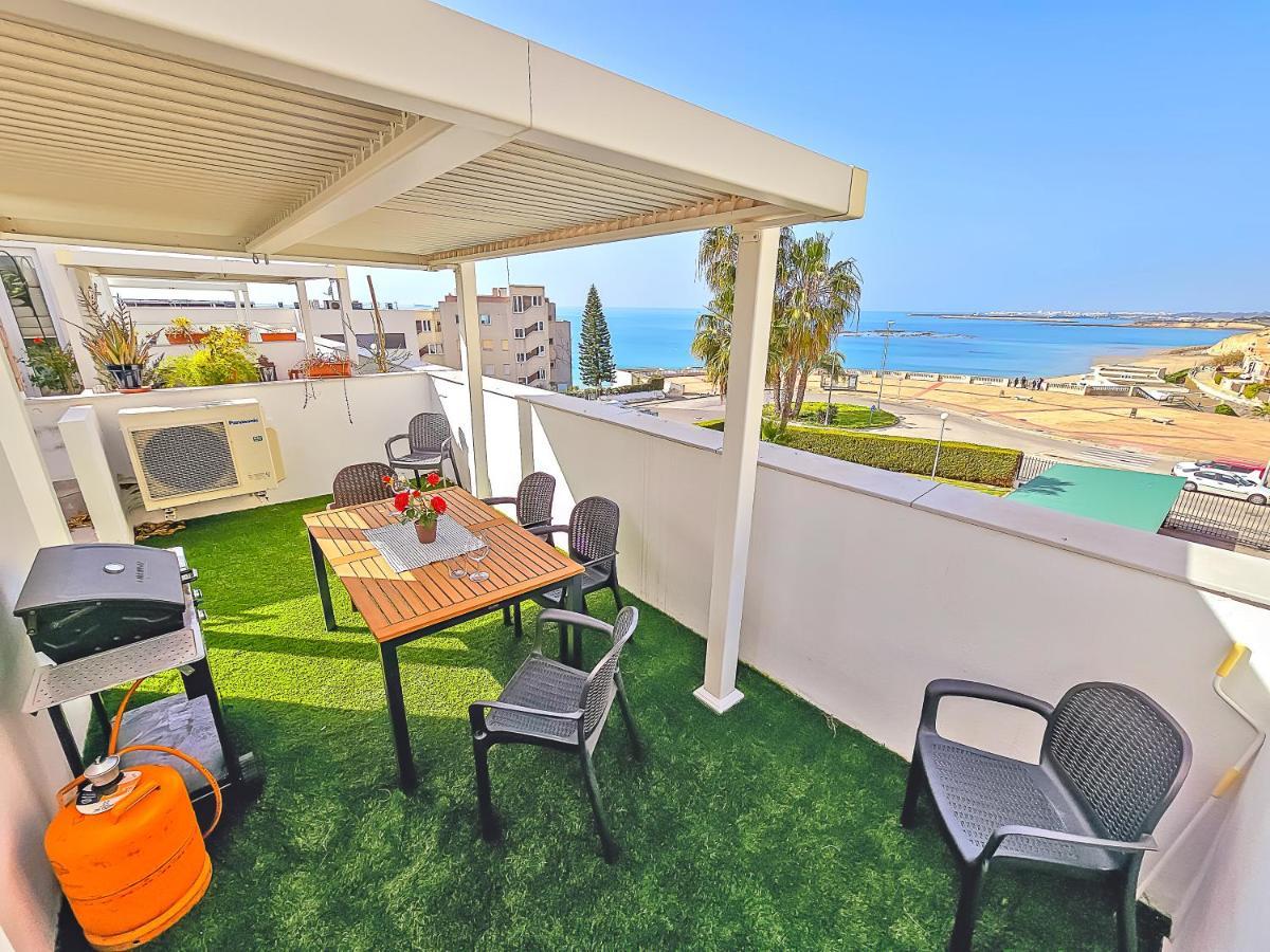Oceanfront Duplex With A Rooftop Pool And Terrace El Puerto de Santa Maria Luaran gambar